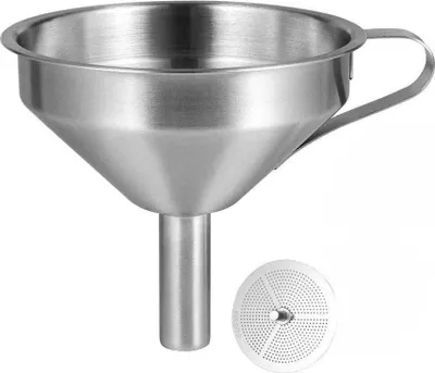 Produktbild von Edelstahl Trichter mit Filter