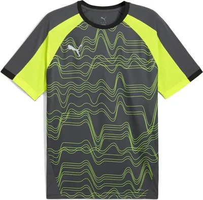 Produktbild von Puma individualLIGA Graphic Trikot Herren grau gelb Gr M