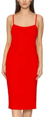 Produktbild von Merry Style Damen Unterkleid Unterrock verstellbare Träger MS10-402 (Rot, XS)