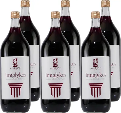 Produktbild von Mirios Imiglykos Rotwein -lieblich- (6 x 2,0L)