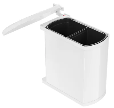 Produktbild von Hailo Abfallsammler Swing Duo 16L Mülleimer Einbau Abfalleimer 3416-00