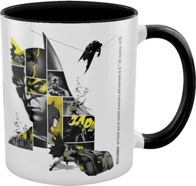 Immagine prodotto di Batman - Tazza da caffè "80° anniversario" PM3080 (taglia unica) (nero/bianco)