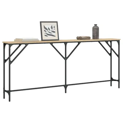 Produktbild von "im Sonderangebot"Konsolentisch/Beistelltisch Moderner design - Sofatisch für Wohnzimmer - Sonoma-Eiche 180x23x75 cm Holzwerkstoff DEMöbel 5467993