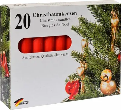 Immagine prodotto di Albero di Natale candela a 20 rosso 3730-01