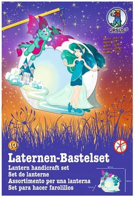 Produktbild von URSUS Laternen Bastelset Easy Line 10 "Elfe"