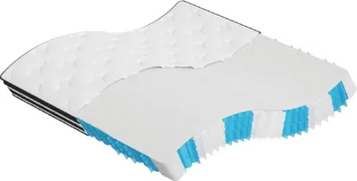 Image de Matelas à ressorts ensachés moyen 200x200 cm
