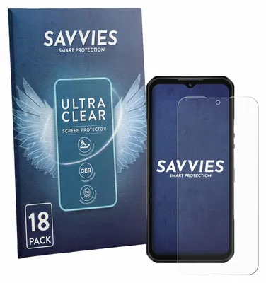 Produktbild von 18x Für Oukitel WP66 Schutzfolie Savvies Displayschutz Display Schutz Folie Klar Transparent
