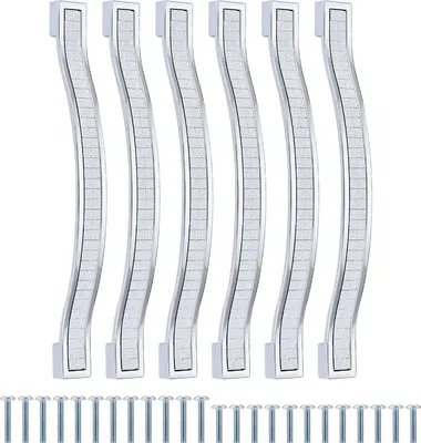 Produktbild von Glänzende Kristall-Kasthandgriffe - Strass Lade-Trekgriffe - Moderne Kast Bogen-Trekgriffe - Möbel-Tür-Trekgriffe - 160 mm 63 Zoll Gatafstand
