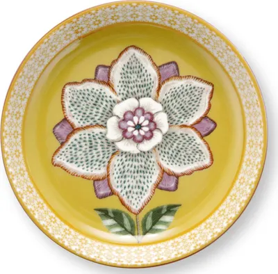 Produktbild von PIP STUDIO Lily&Lotus Yellow Teebeutelablage 9cm