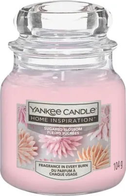 Produktbild von Yankee Candle Duftkerze Kleines Glas Sugared Blossom 104 g, rosa