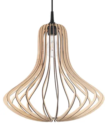 Immagine prodotto di Lampada a sospensione ELZA in legno 1xE27 15W legna 110x41x41cm Sollux Lighting