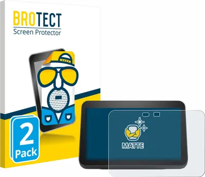 Produktbild von 2x BROTECT Schutzfolie für Amazon Echo Show 8 2023 (3. Gen.) Displayschutz Displayschutzfolie Folie Matt Entspiegelungsfolie