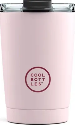 Produktbild von Cool Bottles Edelstahl Thermobecher Pastell 330 ml - rosa