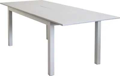 Immagine prodotto di Milani Home - tavolo da giardino allungabile, alluminio, 8 posti, tortora, piano 150/210 x 100 cm