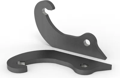 Produktbild von Joma-Tech Koppelhaken Zettelmeyer/Volvo/Atlas 40x40x310mm GENEIGT 2 Stück (1 Paar)