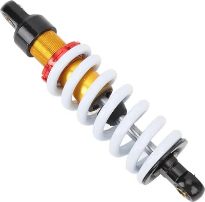Image de amortisseur moto 270 mm, amortissement réglable, amortisseur de suspension avec ressort 11 mm pour Dirt Pit Bike ATV Quad Go Kart 50 cc à 150 cc