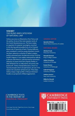 Produktbild von Volney: 'The Ruins' and 'Catechism of Natural Law'