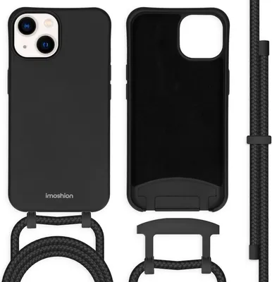 Image de imoshion Color Backcover avec cordon détachable pour l'Apple iPhone 14 - Noir