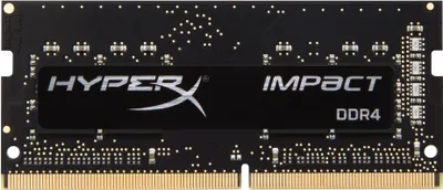 Produktbild von Kingston FURY Impact - DDR4 - Modul - 16 GB - SO DIMM 260-PIN - 3200 MHz / PC4-25600 - CL20 - 1.2 V - ungepuffert - non-ECC - Schwarz