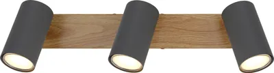 Produktbild von GLOBO 57911-3G, Schwarz, Metall, IP20, I, GU10, 35 W