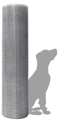 Produktbild von Verzinkter Hühnerzaun - Metallgitterrolle - 1 m x 25 m - 0,9 mm Draht - Für Hühnergehege und Tiergehege
