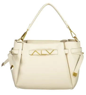 Produktbild von Elegante Weiße Damen-Satchel: Vielseitig mit Abnehmbarer Trageschlaufe