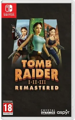 Produktbild von Just for Games Tomb Raider I-II-III Remastered Starring Lara Croft (Switch), Nintendo Switch, T (Jugendliche), Physische Medien