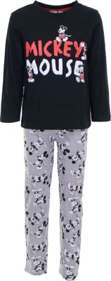 Zdjęcie produktu dla Disney Mickey Mouse piżama bielizna nocna Miękka bawełniana piżama dla dzieci czarna 98/104