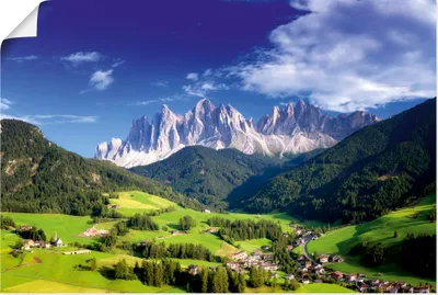 Produktbild von ARTland Poster Südtirol Größe: 120x80 cm