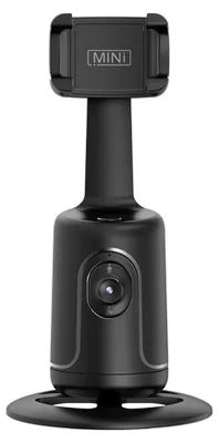 Produktbild von Smart 360¡ã Auto Face Tracking Gimbal Desktop Selfie Stabilizer Roboter Kameramann mit verstellbarem Objektiv Stabile Basis Handyhalter fuer Smartphone Vlog Live Streaming Video Chat