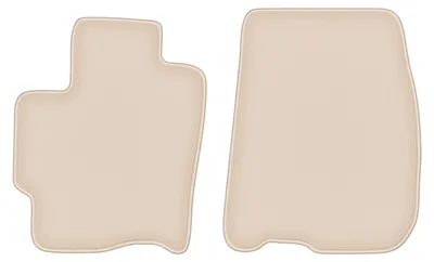 Produktbild von DURBAN Beige Velours-Fußmatten vorne für Mazda Premacy I Minivan (1999-2005)