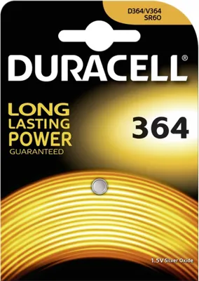 Produktbild von Duracell Knopfzelle Typ 364 1er Blister