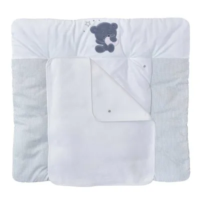 Produktbild von Baby-Delux Wickelauflage  70x75 inkl. abnehmbarer Frotteeauflage Loving Bears Wickelunterlage Wickelkommode, Wickeltisch Baumwolle waschbar