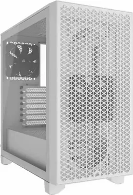 Image de Boîtier PC CORSAIR 3000D AIRFLOW, ATX Moyen-tour, 2 Ventilateurs SP120 ELITE, Blanc, (CC-9011252-WW)