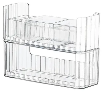 Produktbild von Solidchoice – Transparente Kosmetikbox – Stapelbare Aufbewahrungsbox für Kosmetik und Accessoires
