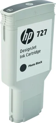 Produktbild von HP 727 - 300 ml - mit hoher Kapazität - Photo schwarz - original - DesignJet - Tintenpatrone - für DesignJet T1500, T1530, T2500, T2530, T920, T930