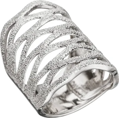 Produktbild von Gr. 60 Damen Ring breit 925 Sterling Silber Silberring