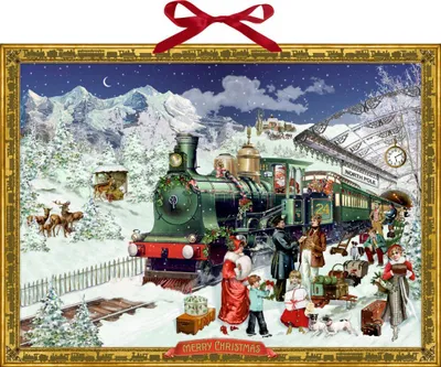 Produktbild von Wandkalender - Nostalgische Eisenbahn