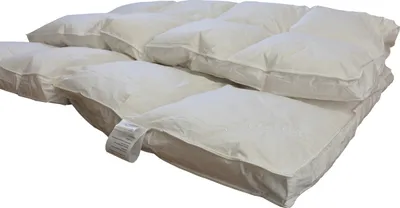 Produktbild von Hofmann Premium 6cm Kassetten Daunendecke Bettdecke 4x6 Außensteg 155x220 1200g