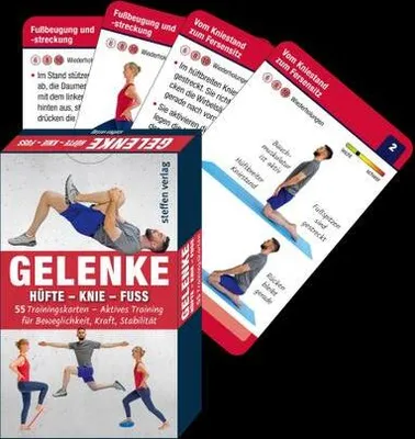 Obrázok produktu pre Trainingskarten Gelenke: Hüfte - Knie - Fuß