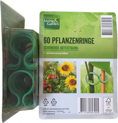 Produktbild von Living&Garden 120 Stück Pflanzenringe
