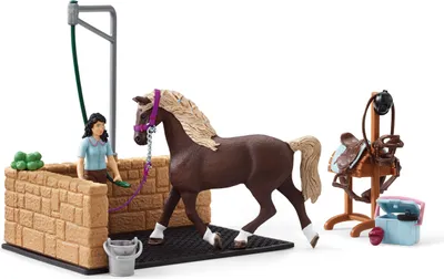 Produktbild von Schleich schleich® Horse Club 42438 Waschplatz mit Emily & Luna