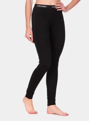 Zdjęcie produktu dla Legginsy termoaktywne Icebreaker 260 Tech Leggings - czarne, rozmiar L