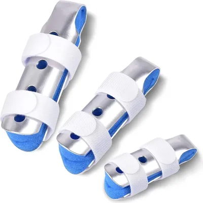 Produktbild von Fingerschiene, 3 Stücke Fingerlinge Fingerschutz Stacksche Schiene Fingerschiene Mittelfinger Fingerschiene kleiner finger für Ruhigstellung Gebrochene Finger Arthritis Knuckle