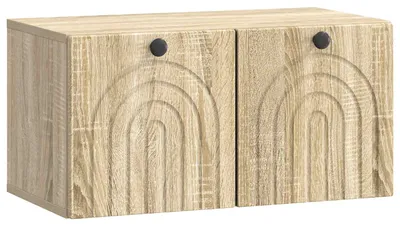 Productafbeelding van vidaXL Wandmeubel voor televisie, Sonoma-eikenhout, 59,5 x 31 x 30 cm