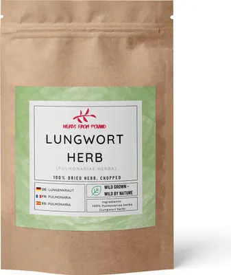 Produktbild von Herbs From Poland – Getrocknete Lungenkraut Naturbelassenes Ganzes Kraut Ohne Künstliche Zusätze Ideal für Aufgüsse und Gewürze 1kg