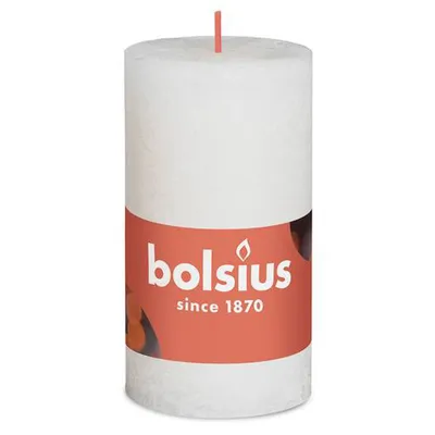Produktbild von Bolsius Rustik Stumpenkerze weiche Perle 100/50mm