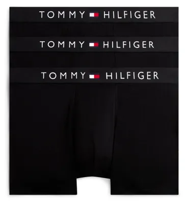 Obrázok produktu pre Tommy Hilfiger, balenie 3 pánskych boxeriek s logom, čierna farba (čierna/čierna)