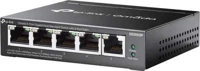 Produktbild von TP-LINK TP-Link Omada 5-Port Gigabit Easy Managed Switch with 4-Port PoE+