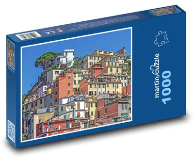 Obrázek produktu pro Puzzle 1000 Itálie - barevné domy - martinpuzzle